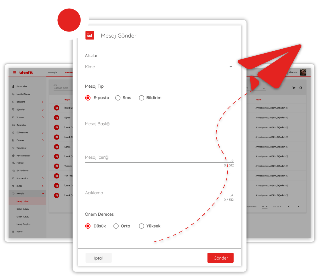 Web’ten sms, e-mail ve bildirim mesajları atın