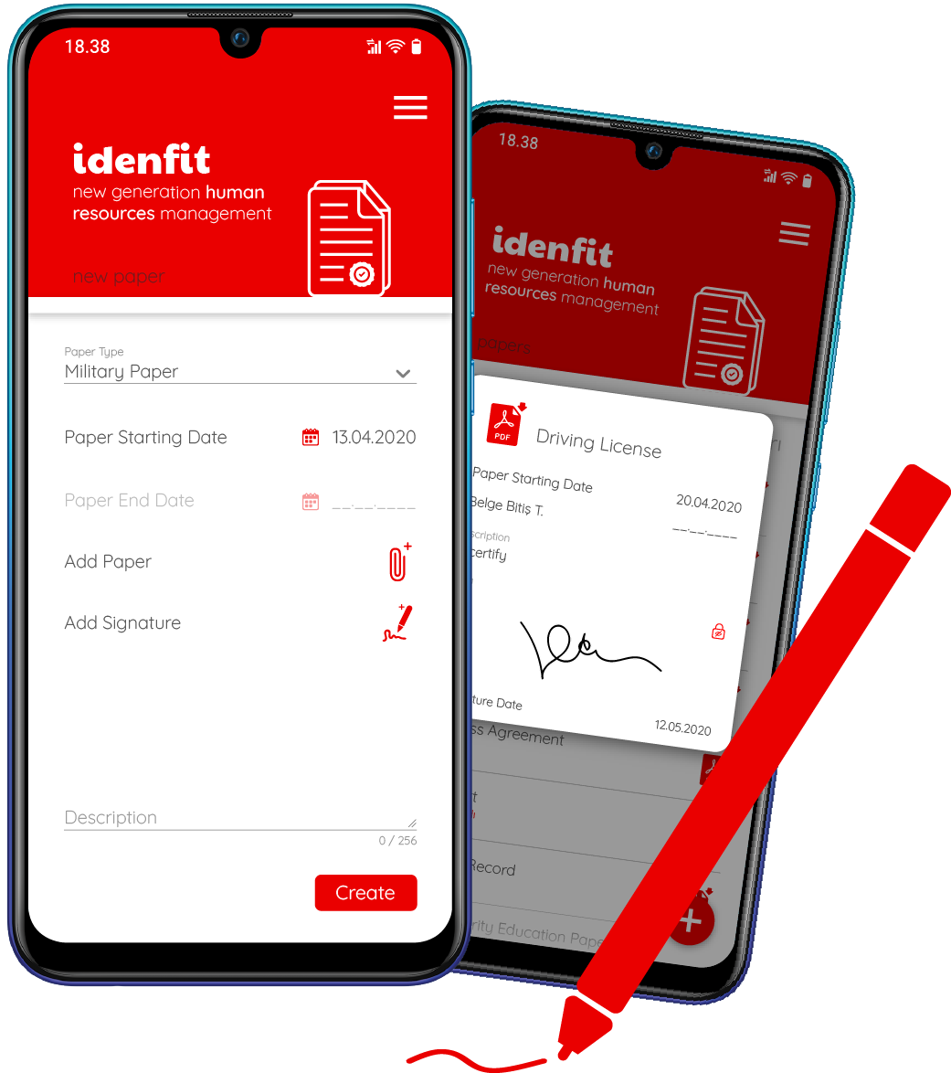 The convenience of biometric signature for employees’ papers